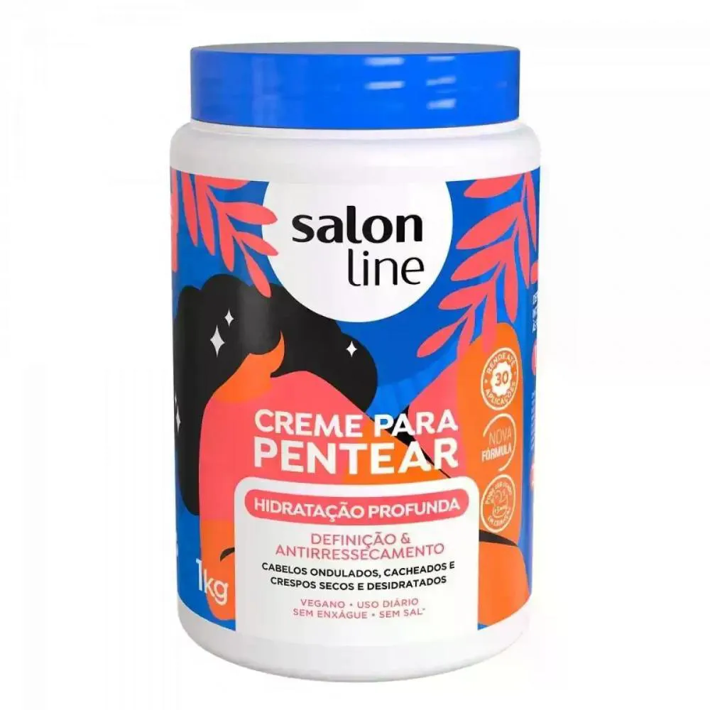 CREME PARA PENTEAR HIDRATAçãO PROFUNDA SALON LINE 1KG