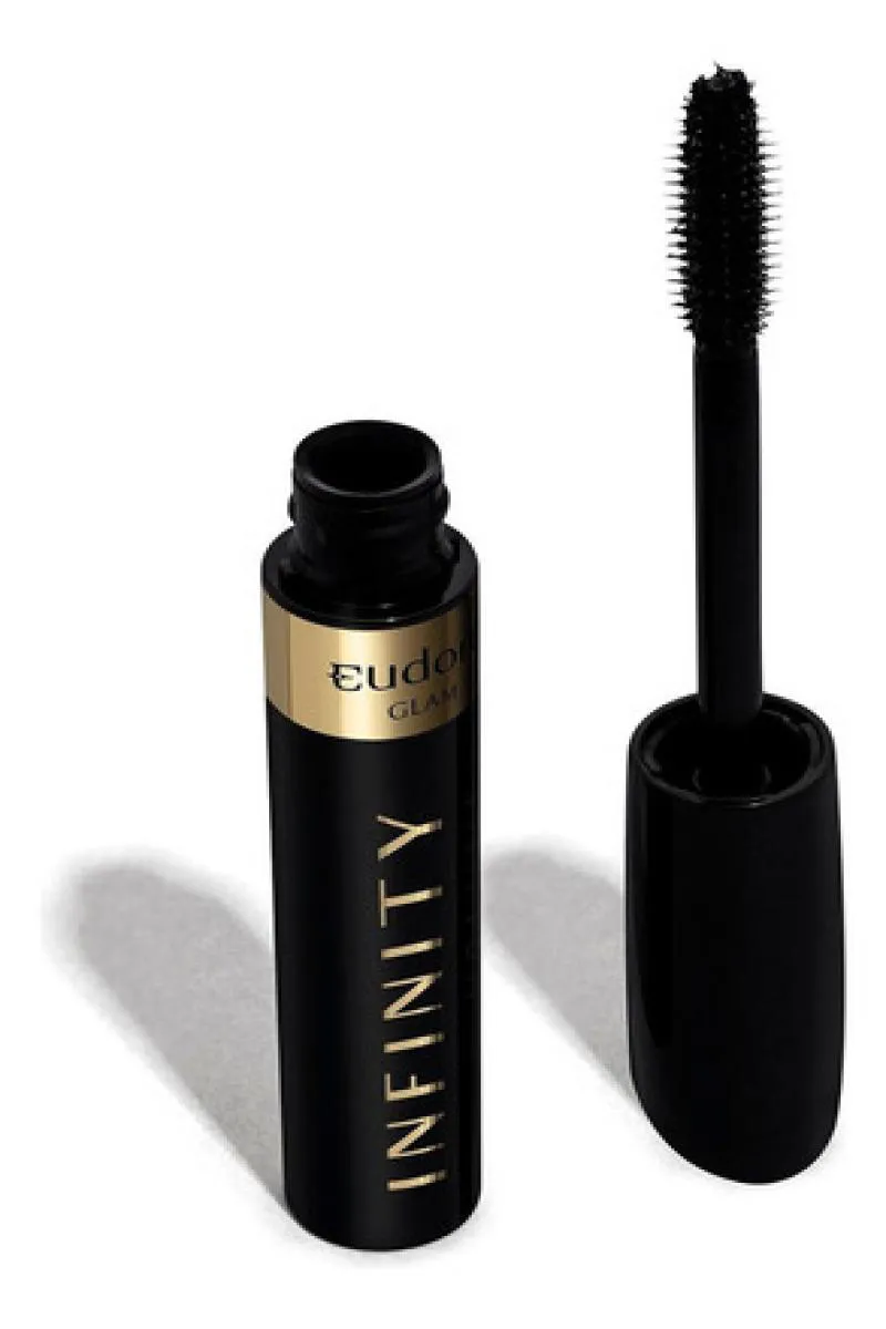 MáSCARA PARA CíLIOS EUDORA GLAM INFINITY VOLUME PRETA 8,5G Preto