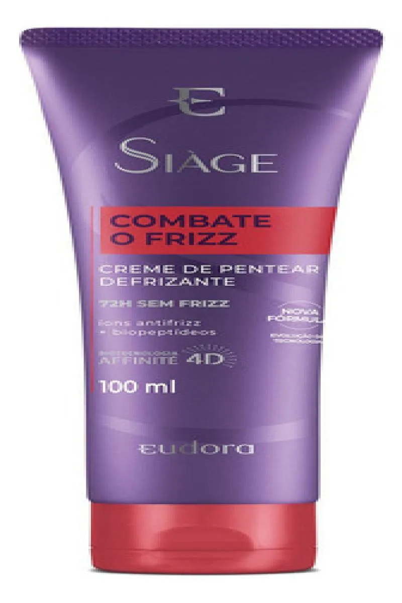 CREME PENTEAR DEFRIZANTE EUDORA SIAGE COMBATE O FRIZZ 100ML