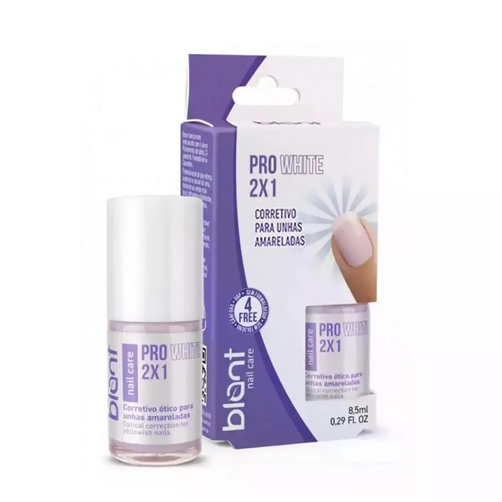 ESMALTE TRATAMENTO PRO WHITE 2X1 BLANT