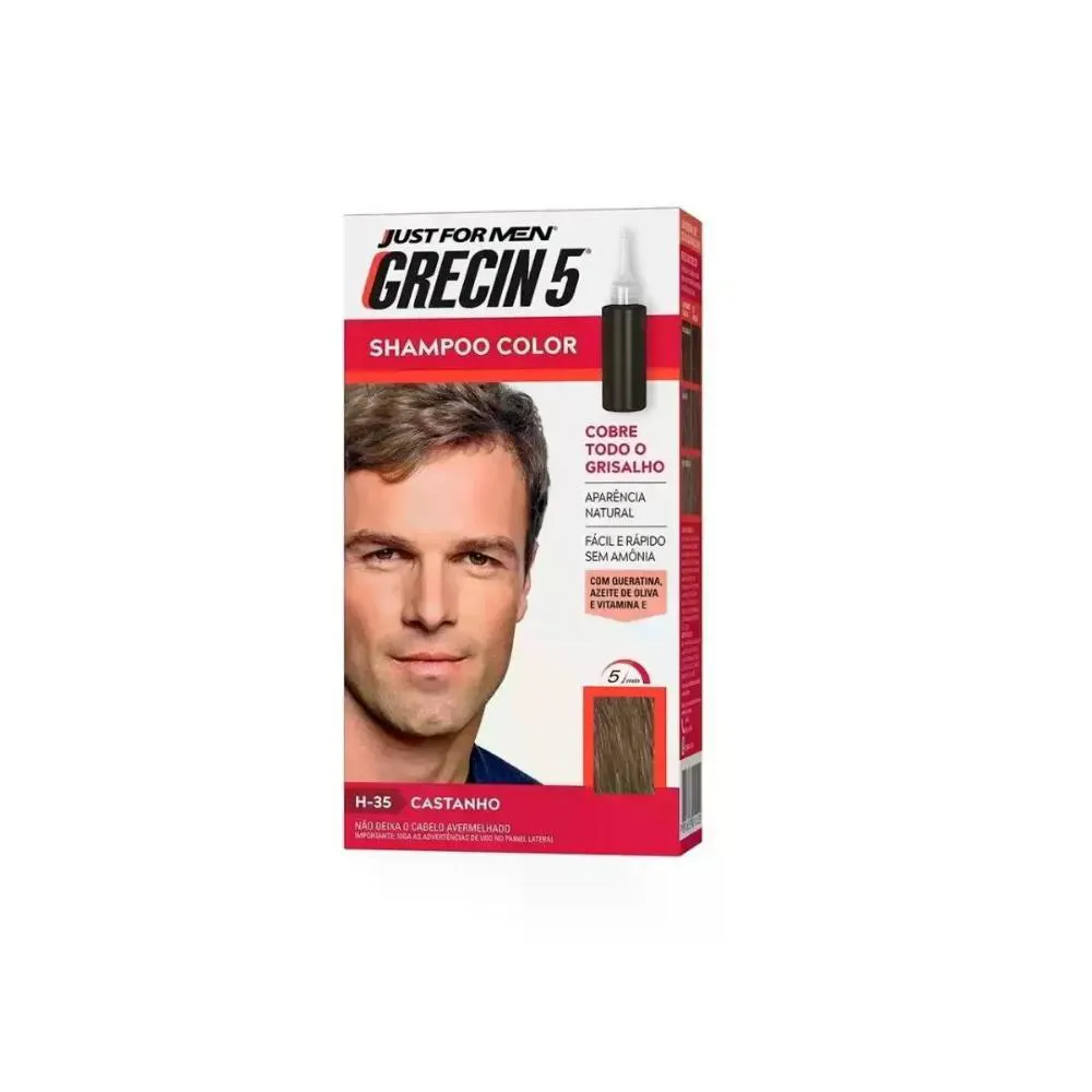 SHAMPOO TONALIZANTE CASTANHO GRECIN5 60ML