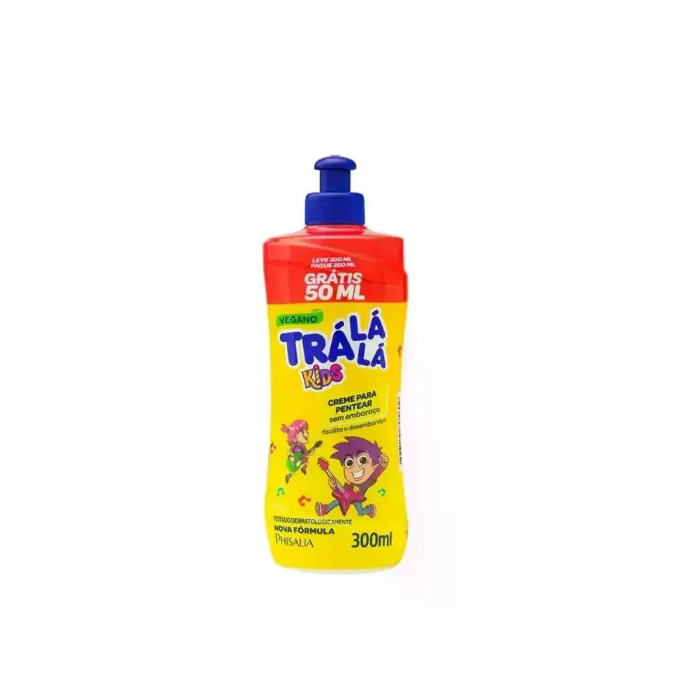 CREME DE PENTEAR KIDS SEM EMBARAçO VEGANO TRALáLá 300ML