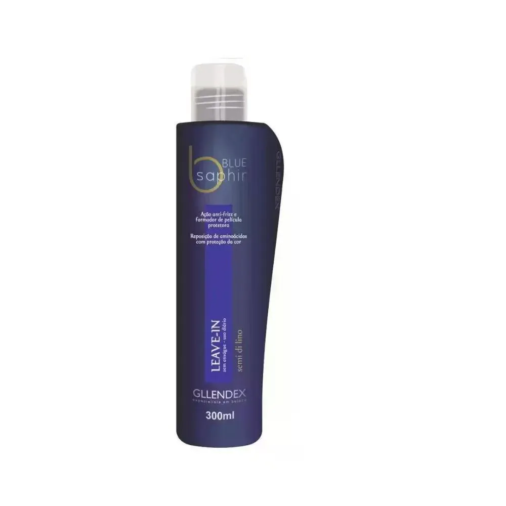 LEAVE-IN BLUE SAPHIR SEMI DI LINO GLLENDEX 300ML