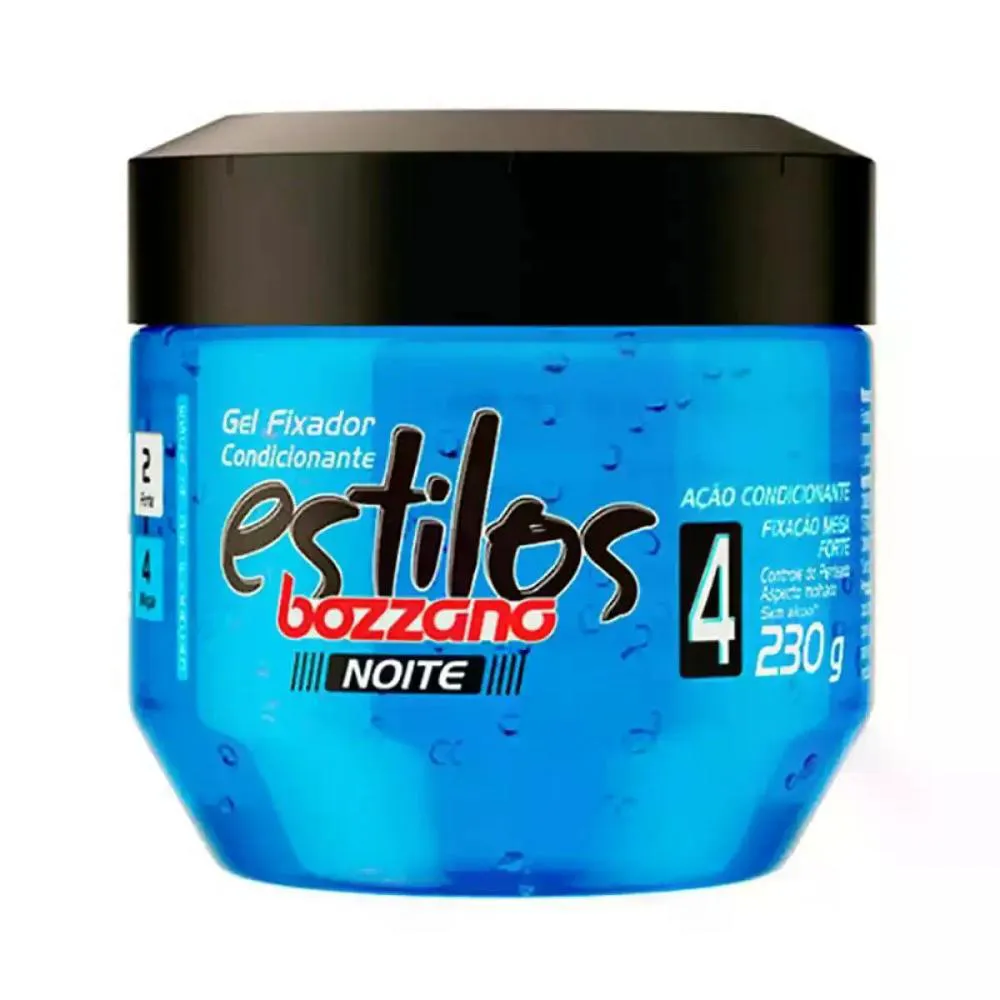GEL FIXADOR ESTILOS NOITE 4 BOZZANO 300G