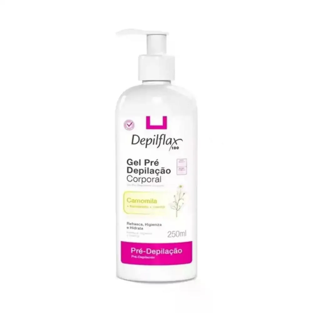 GEL PRé DEPILATóRIO DEPILFLAX 250ML