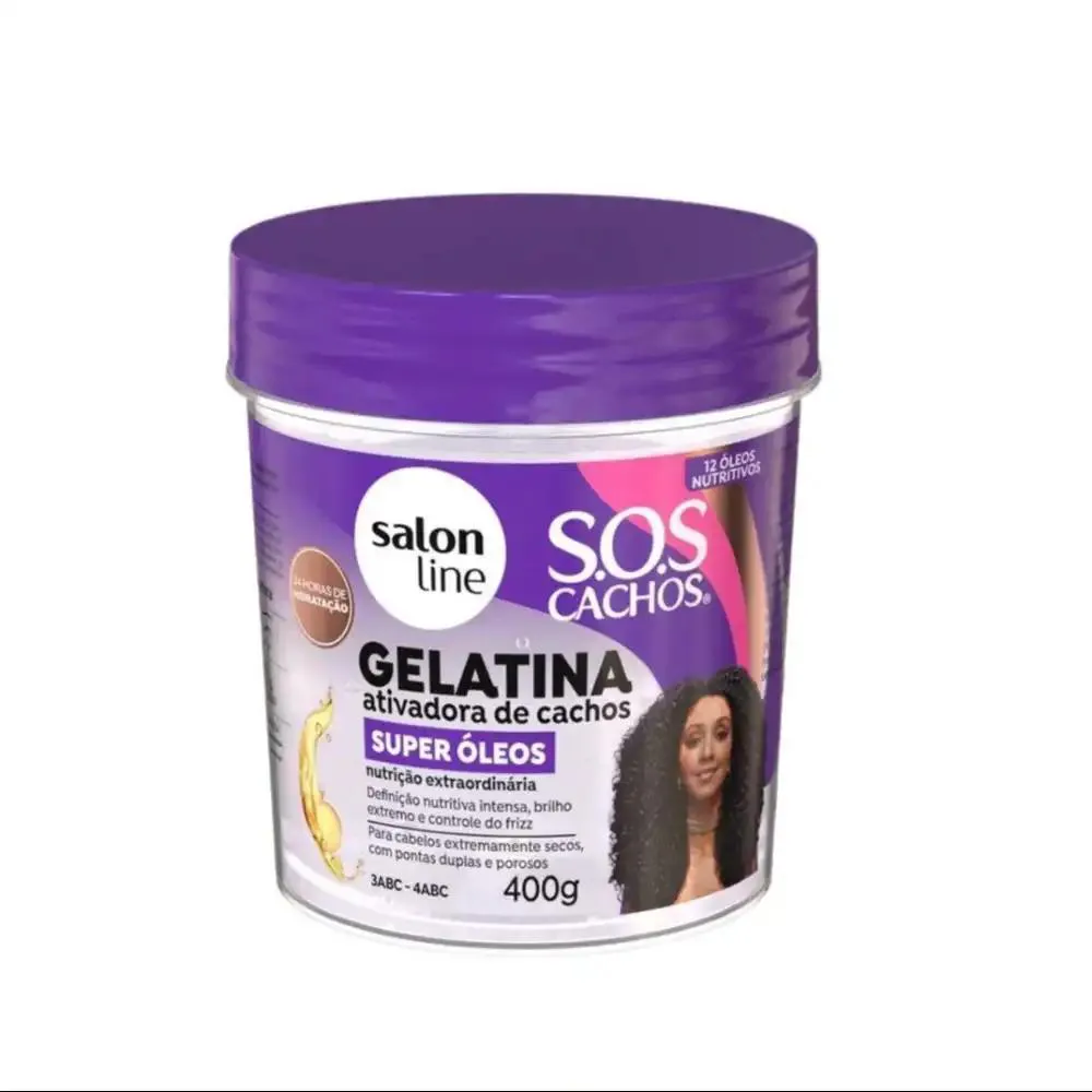 GELATINA SOS CACHOS SUPER ÓLEOS SALON LINE 400G
