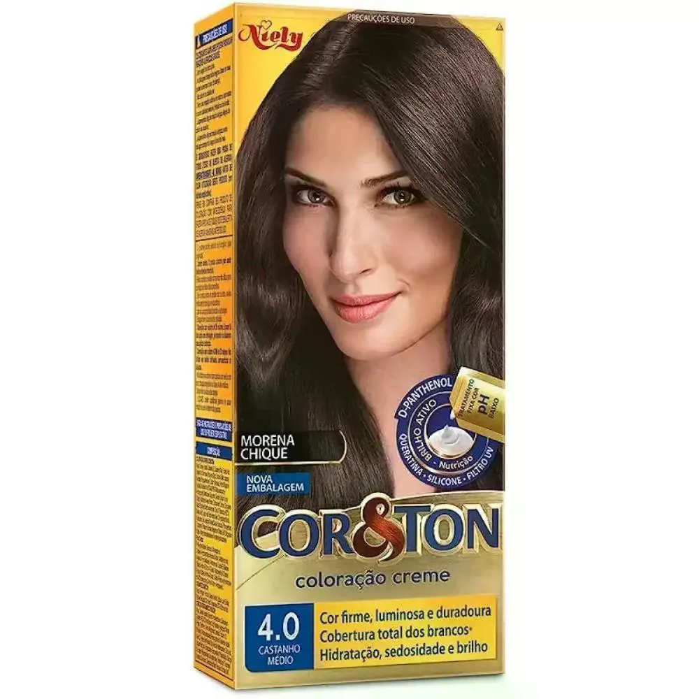 COLORAçãO CASTANHO MéDIO 4.0 COR E TON