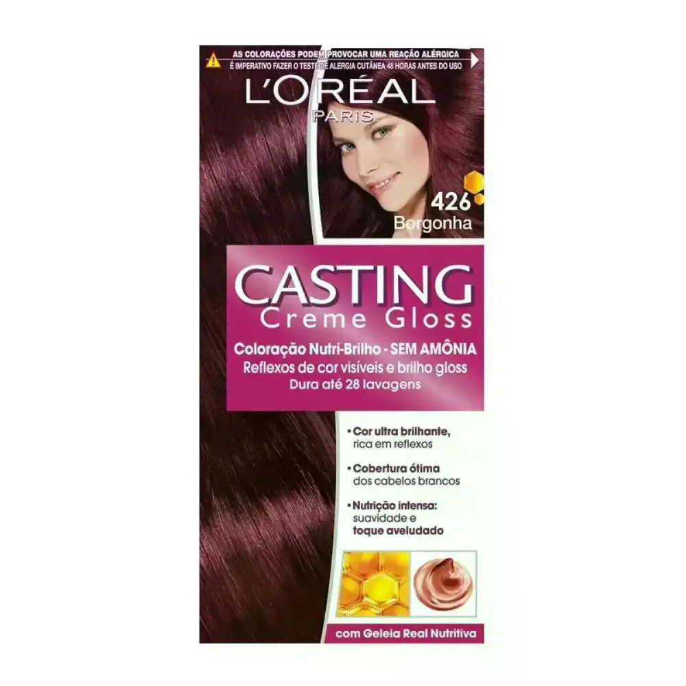 COLORAçãO CASTING 426 BORGONHA LOREAL