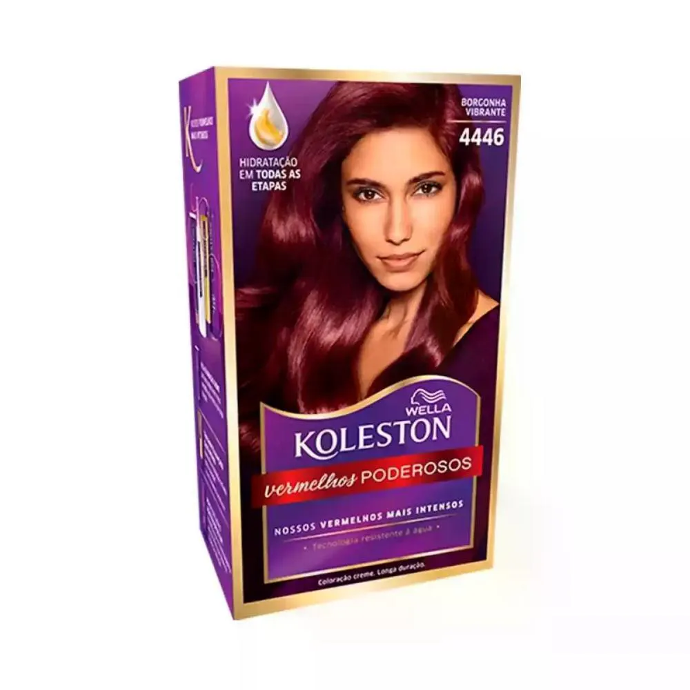 COLORAçãO BORGONHA VIBRANTE 4446 KOLESTON