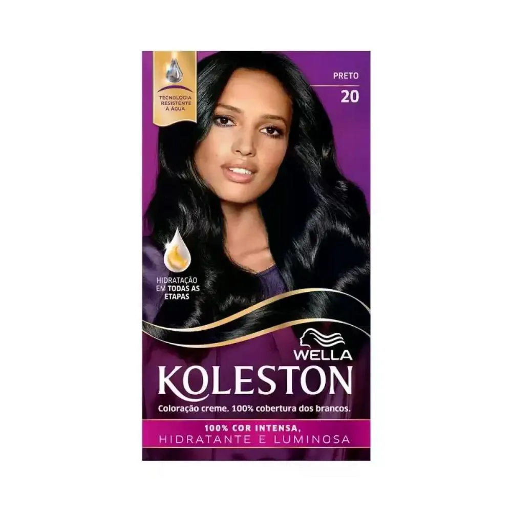 COLORAçãO PRETO NATURAL 20 KOLESTON
