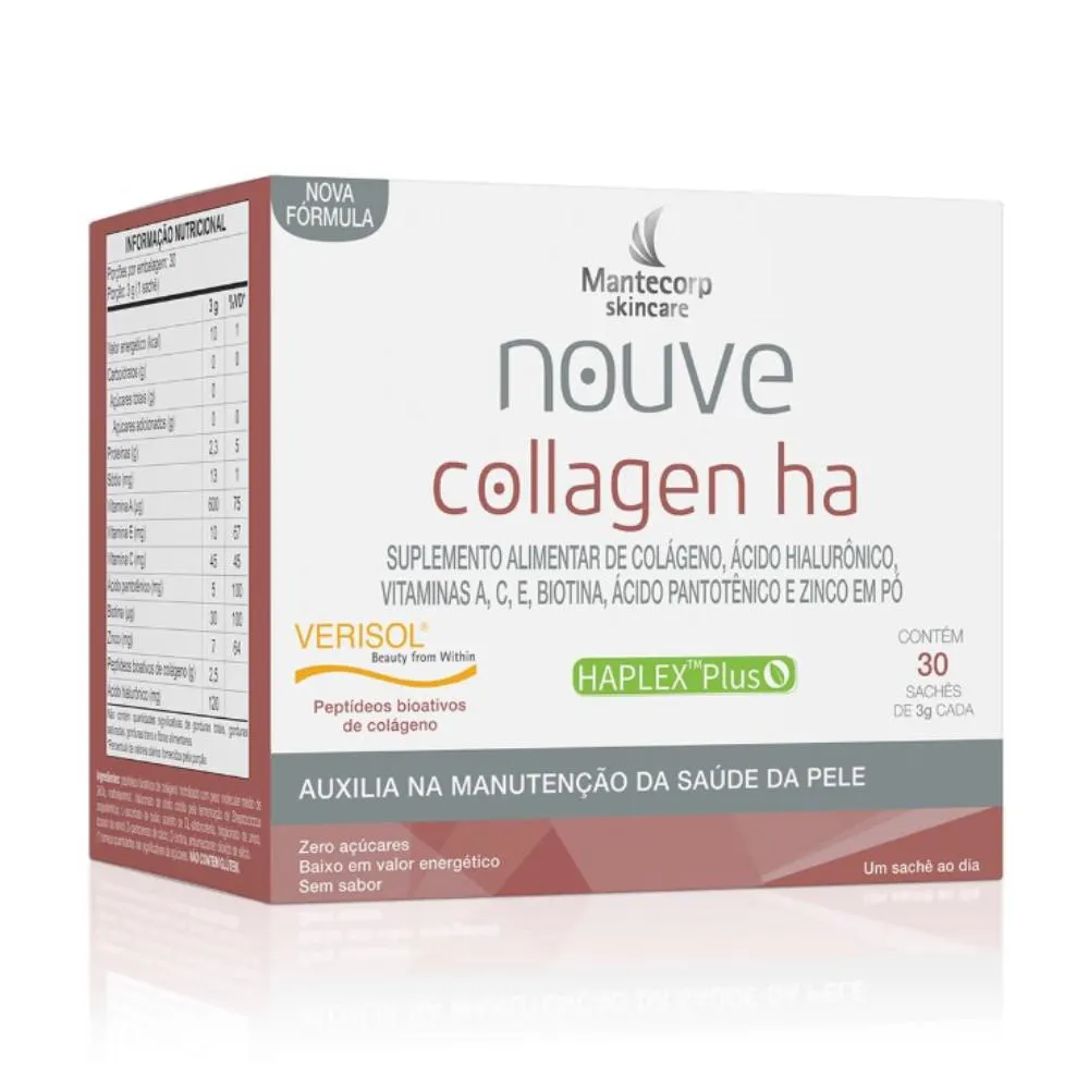 Suplemento Alimentar Nouve Collagen HA 30 Unidades Mantecorp