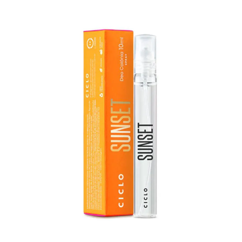 PERFUME DEO COLôNIA SUNSET CICLO 10ML