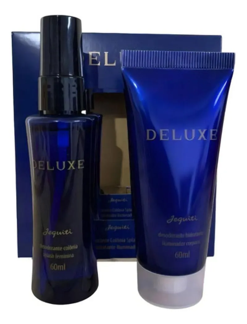 ESTOJO DELUXE COLôNIA SPLASH + HIDRATANTE ILUMINADOR-JEQUITI