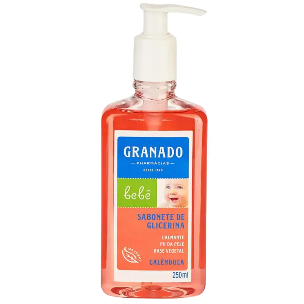 SABONETE LíQUIDO GRANADO BEBê CALêNDULA 250ML