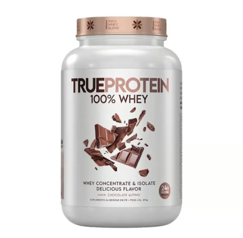 TRUE PROTEIN (874G) - CONCENTRADO E ISOLADO - SABOR: CREAMY CHOCOLATE