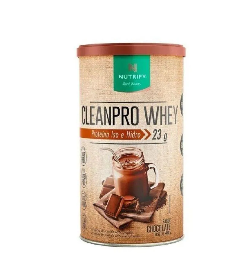 CLEANPRO WHEY (450G) - SABOR: CHOCOLATE