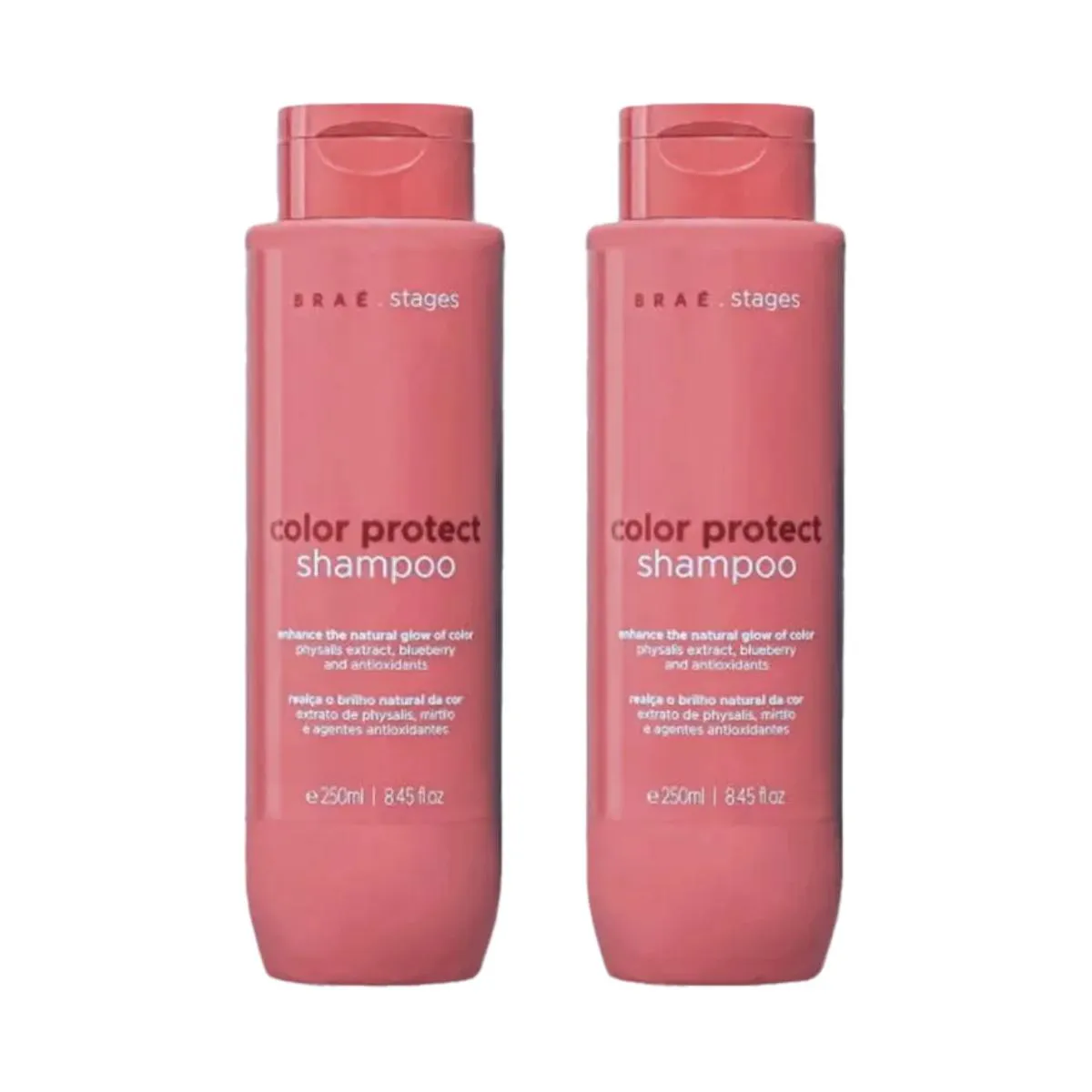 KIT 2 SHAMPOO CABELOS COLORIDOS BRAé STAGES COLOR PROTECT
