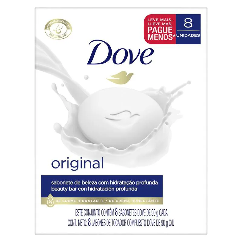 Sabonete Em Barra Dove Original 90G