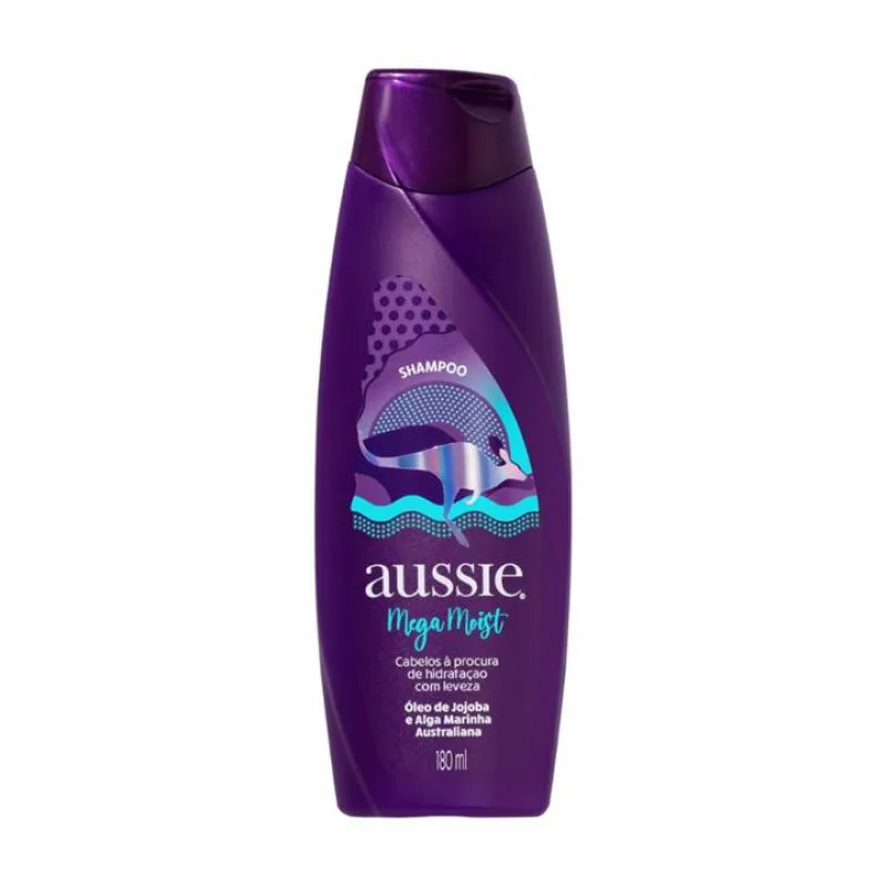 SHAMPOO MEGA MOIST AUSSIE SIMPLES 180ML