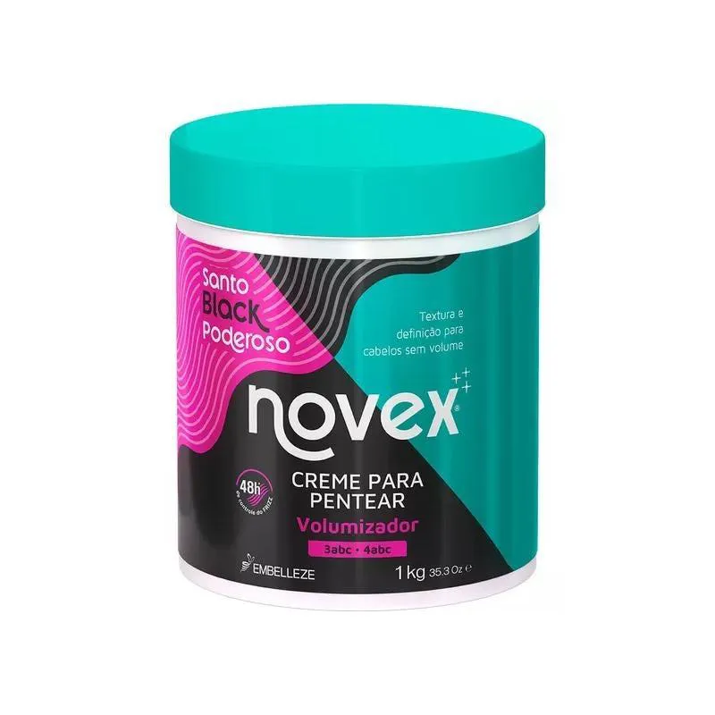 CREME PARA PENTEAR NOVEX 1KG SANTO BLACK
