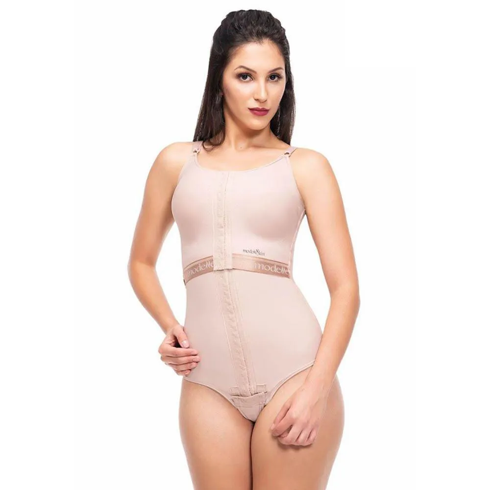 BODY MODELADOR BI PARTIDO ALçA FINA EMANA 84022A MODELLESKIN Eexgg Nude