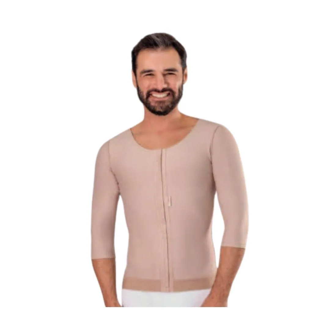 CINTA CIRúRGICA MASCULINA MANGA L EMANA 84007B - MODELLESKIN Eexgg Nude