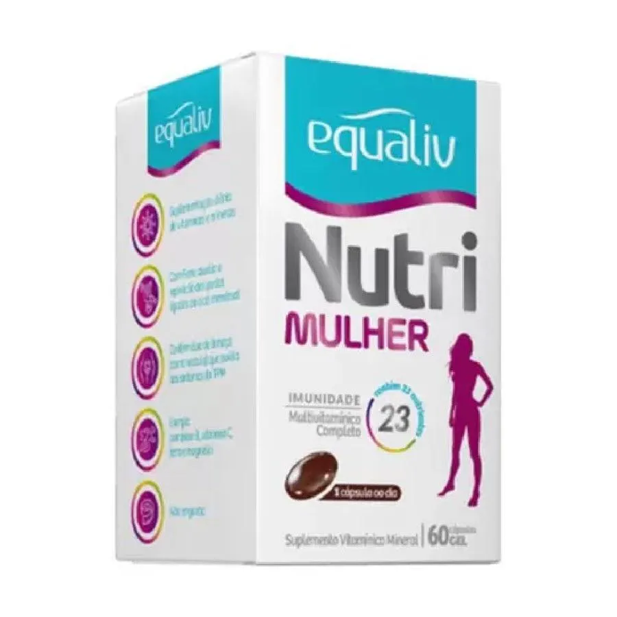 VITAMINA NUTRI MULHER 60 CáPSULAS - EQUALIV