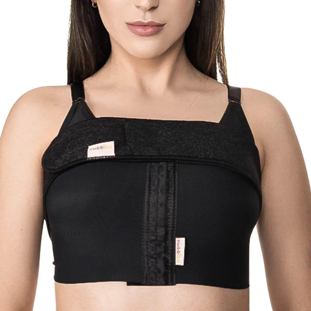 SUTIÃ COM FAIXA PRóTESE SILICONE ALÇA 84015F MODELLESKIN XGG Preto