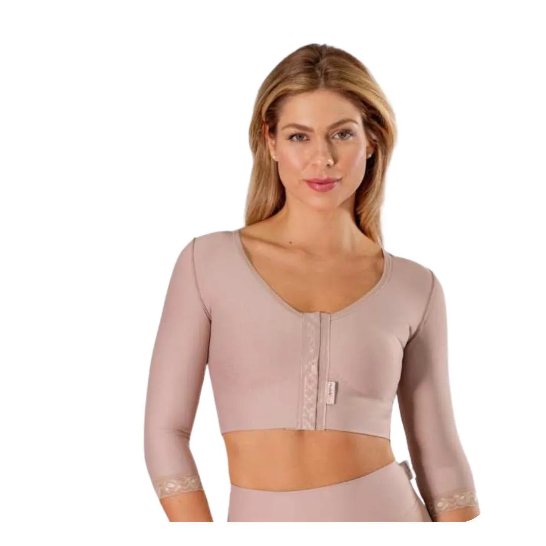 SUTIã PóS CIRúRGICO C/MANGAS LIPO BRAçOS 84003 MODELLESKIN P Nude