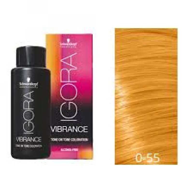 SCHWARZKOPF PROFESSIONAL IGORA VIBRANCE 0-55 DOURADO 60G