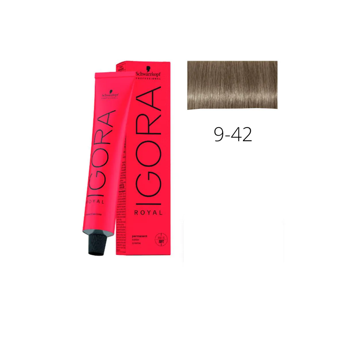 SCHWARZKOPF ROYAL NATURAIS 9-42 LOURO EXTRA CLARO BEGE FUMê 60G