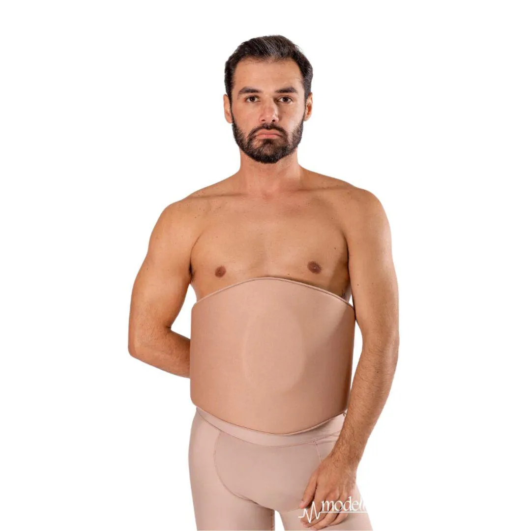 CINTURãO C/ TALA ABDOMEN FLANCOS CIRURGIA 4005 - MODELLESKIN P Preto