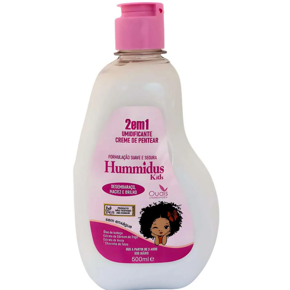 CREME DE PENTEAR UMIDIFICANTE 2X1 KIDS 500ML