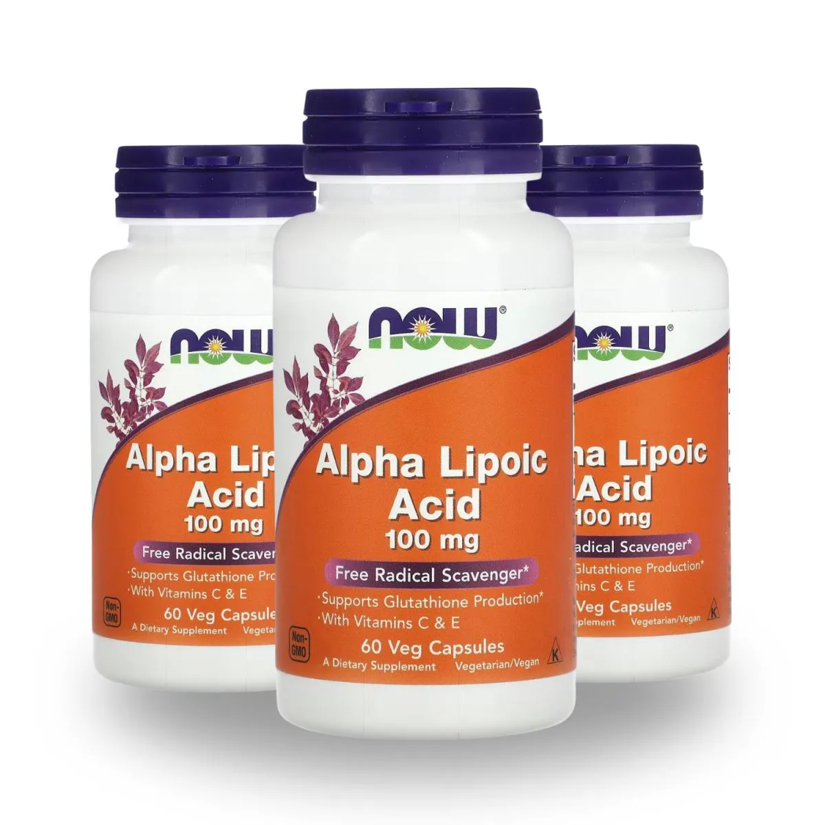 ACIDO ALFA LIPOICO 100MG 60 CAPSULAS VEGETAIS - NOW FOODS