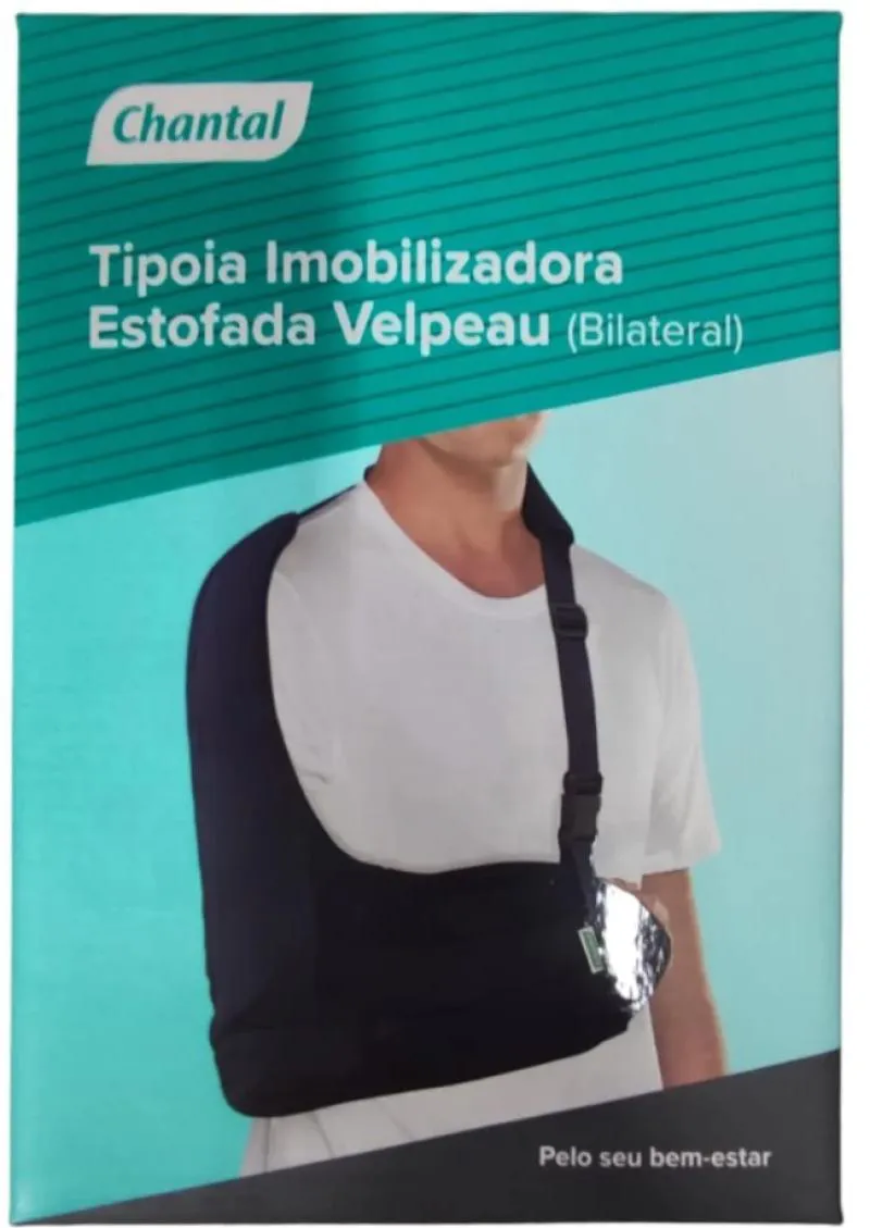 TIPOIA IMOBILIZADORA ESTOFADA VELPEAU BILATERAL AZUL CHANTAL C412 P