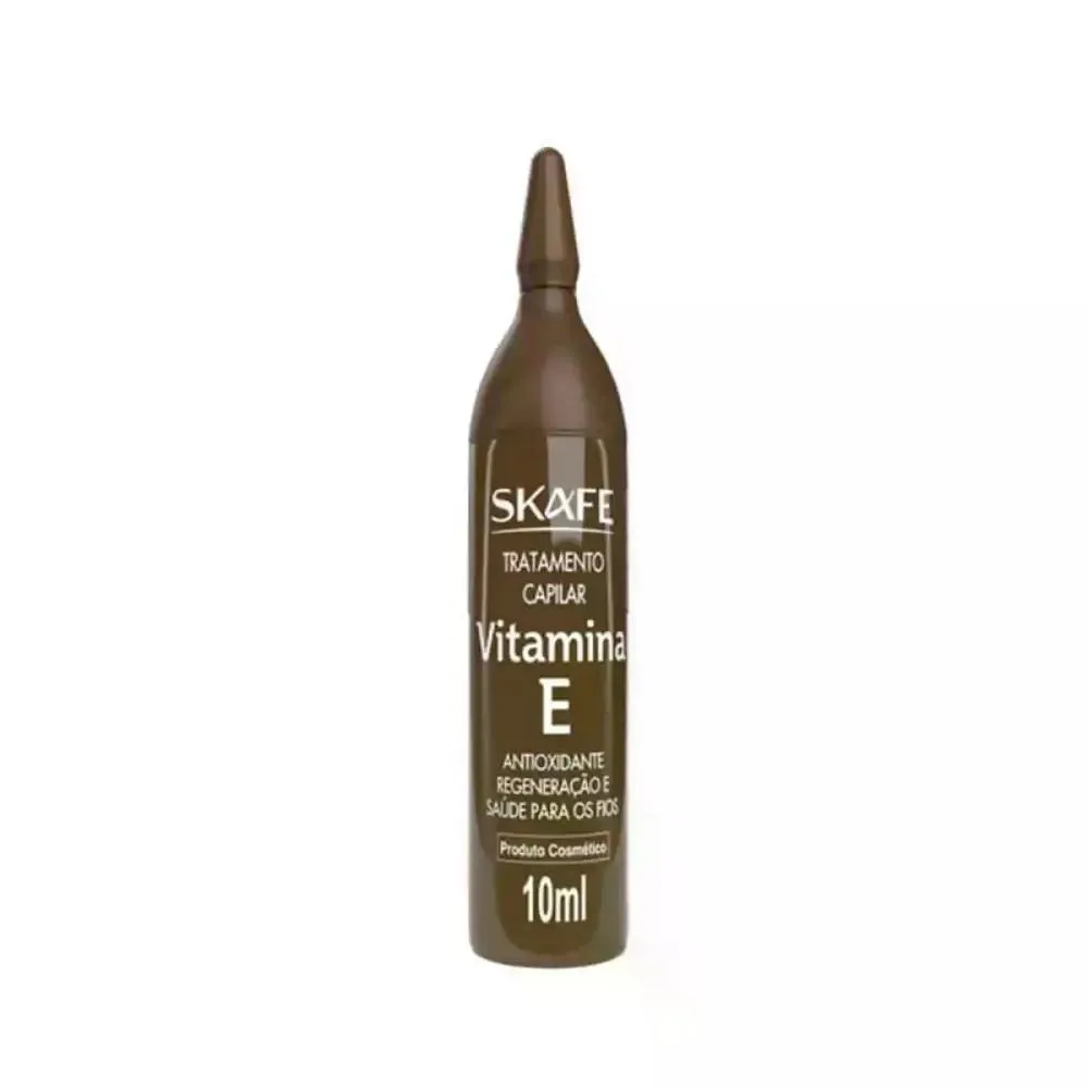 AMPOLA PARA TRATAMENTO CAPILAR COM VITAMINA E SKAFE 10ML