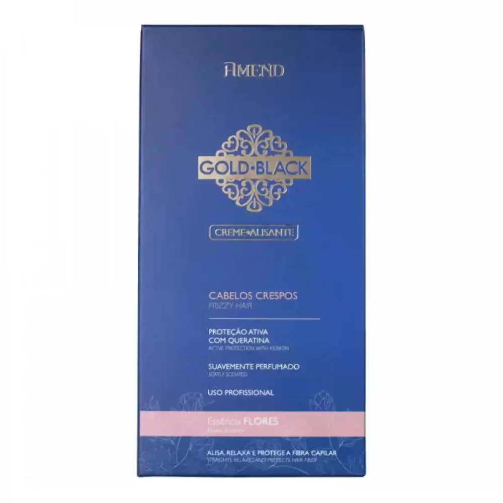 CREME ALISANTE GOLD BLACK FLORES 80G