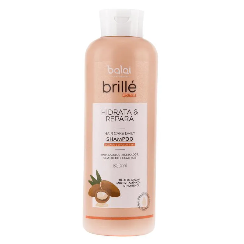 SHAMPOO BRILLÉ HIDRATA &AMP; REPARA BALAI 800ML