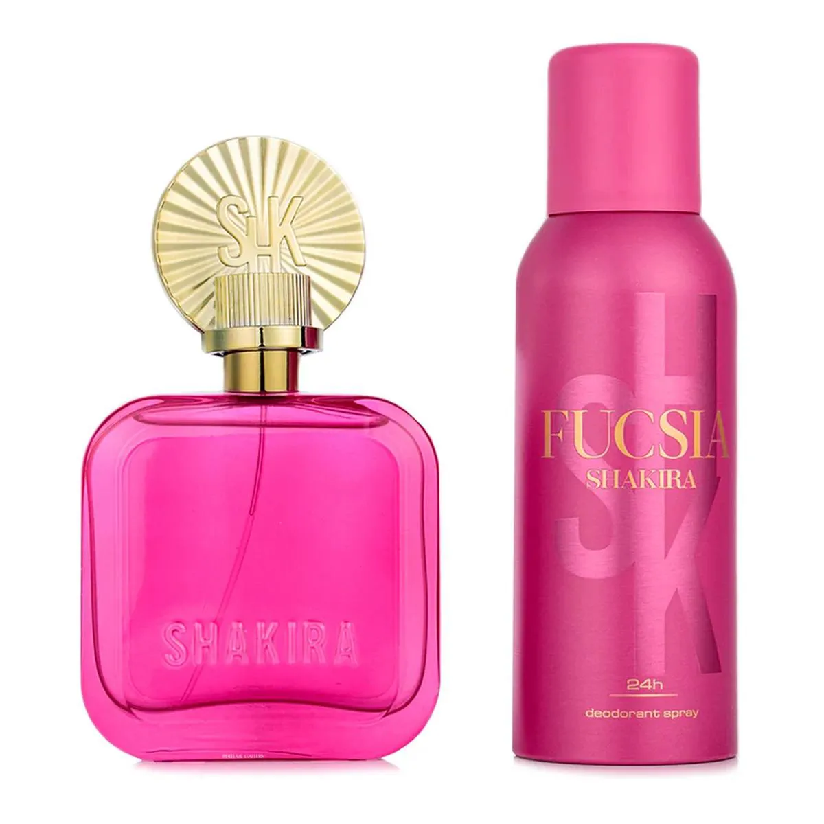 KIT SHAKIRA FUCSIA EAU DE PARFUM 80ML + DESODORANTE SPRAY 150ML
