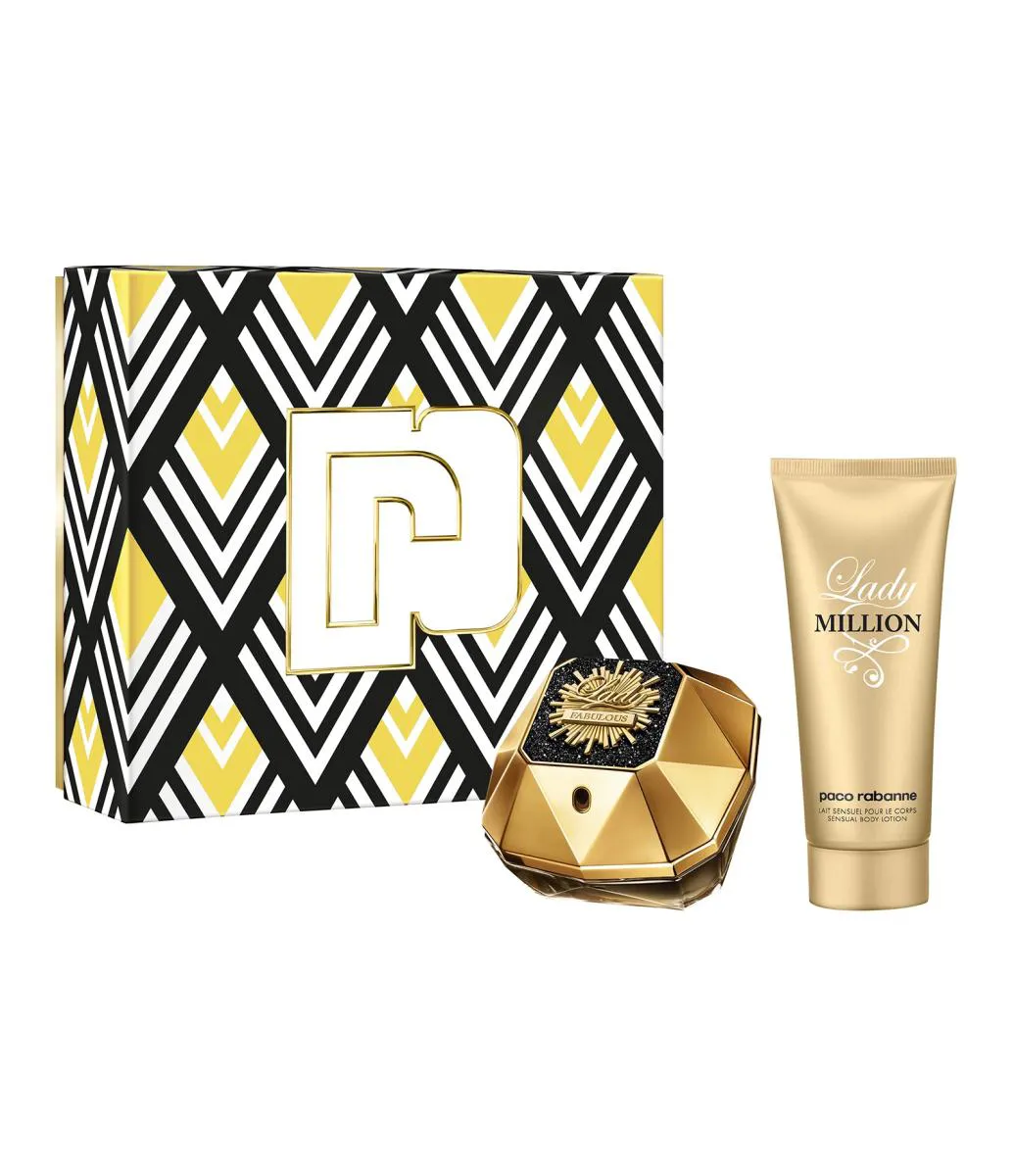 KIT LADY MILLION FABULOUS  EAU DE PARFUM INTENSE 80ML + BODY LOTION 100ML