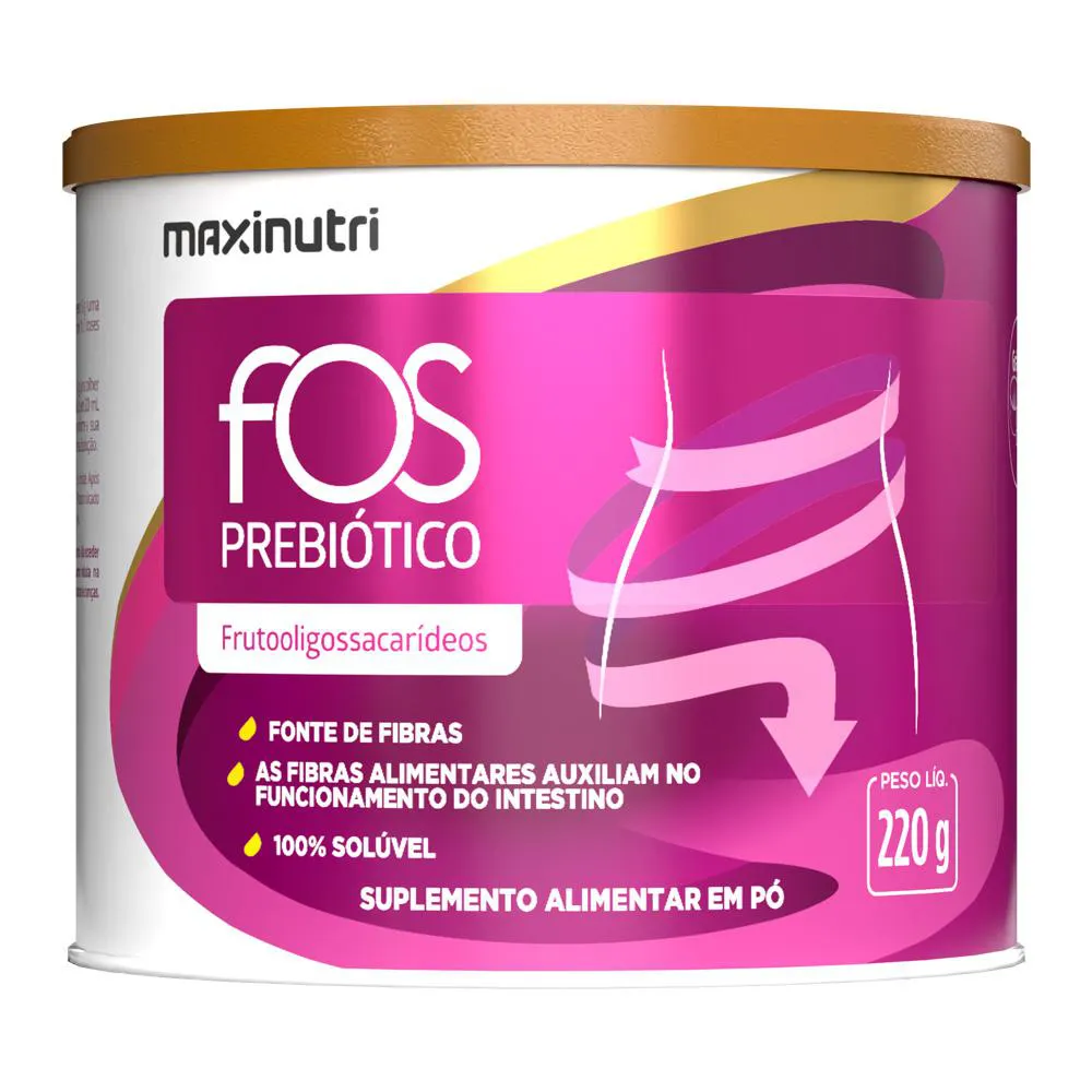 SUPLEMENTO FOS RICO EM FIBRA PREBIOTICA LATA 220G MAXINUTRI