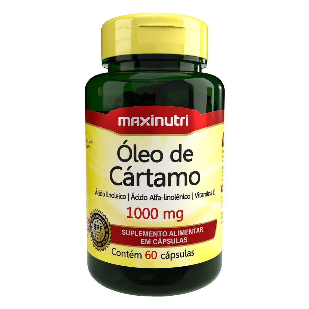 OLEO DE CARTAMO 1000MG 60 CAPSULAS MAXINUTRI