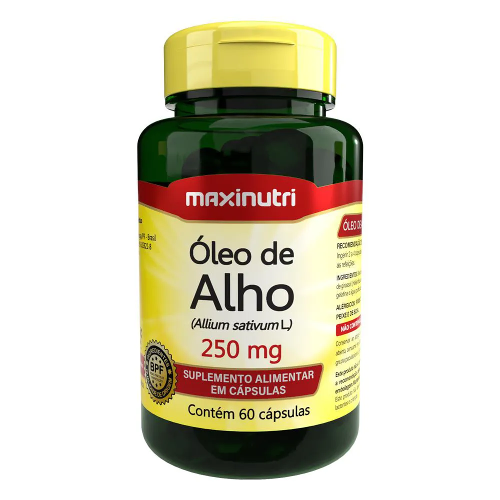 OLEO DE ALHO 250MG 60 CAPSULAS MAXINUTRI