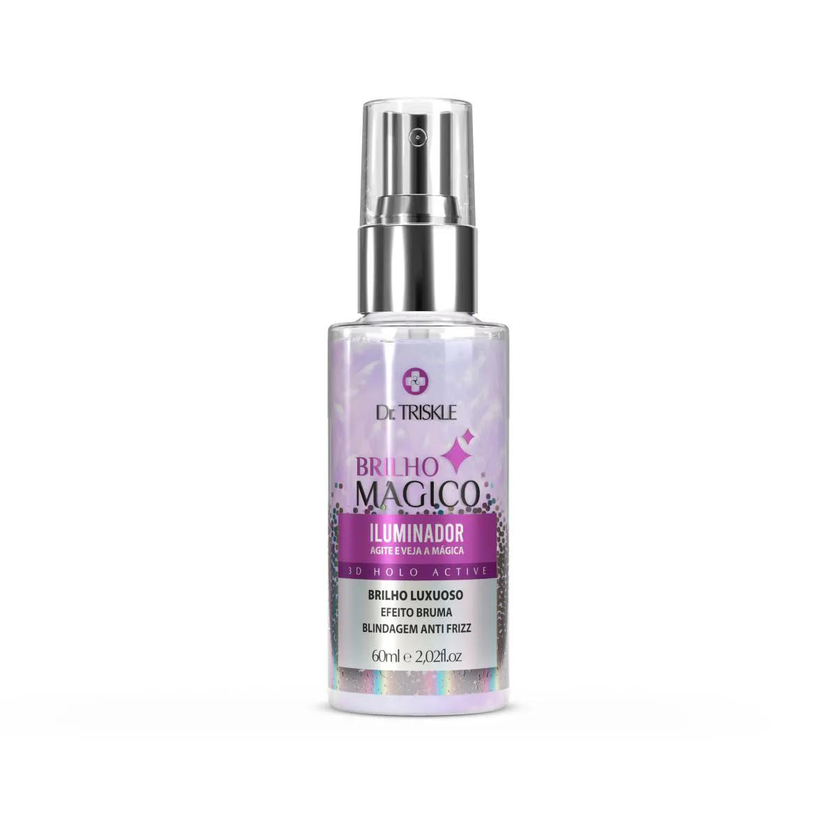 TRISKLE SPRAY ANTI FRIZZ 60ML ILUMINADOR BRILHO MáGICO