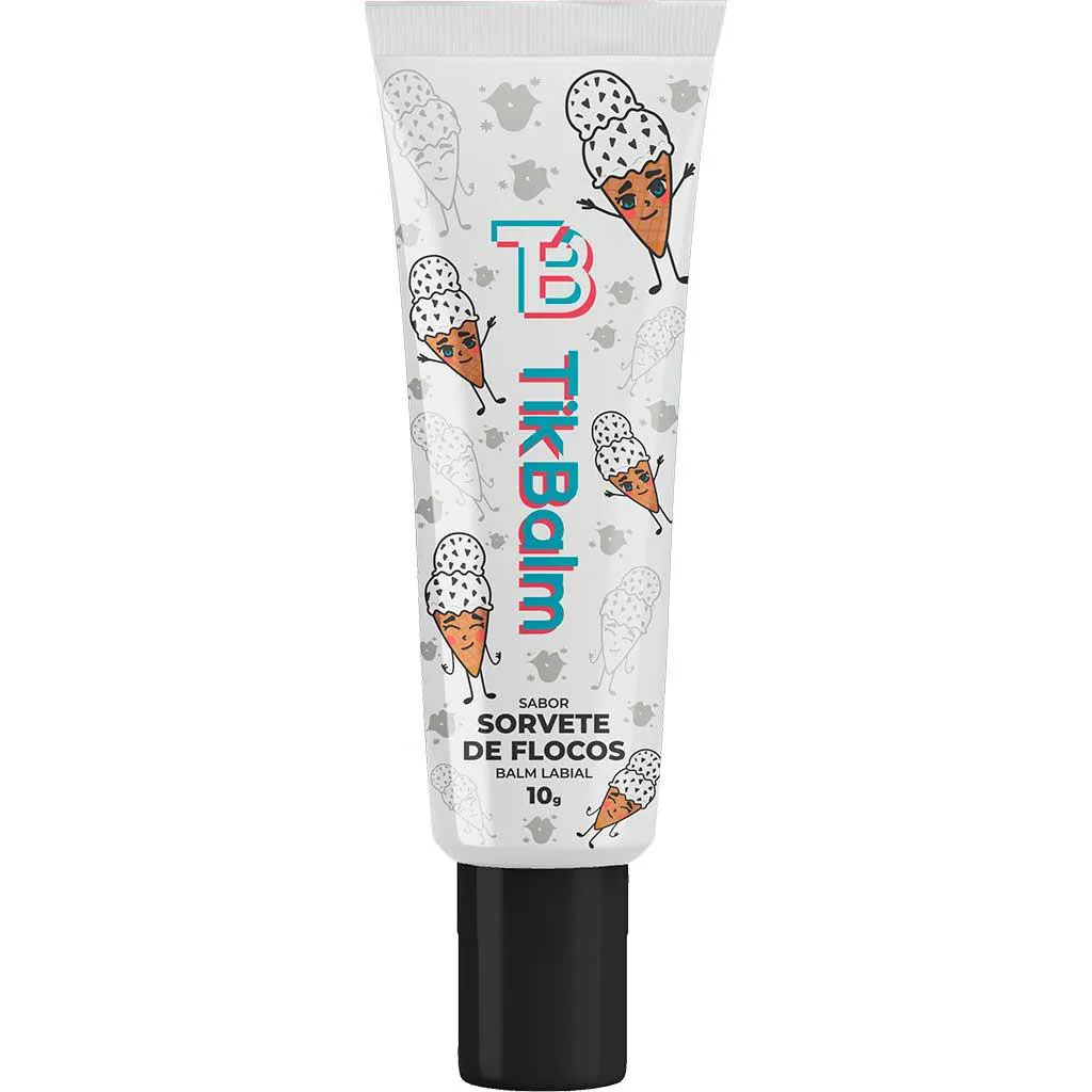 TIK BALM HIDRATANTE LABIAL SABOR SORVETE DE FLOCOS 10G