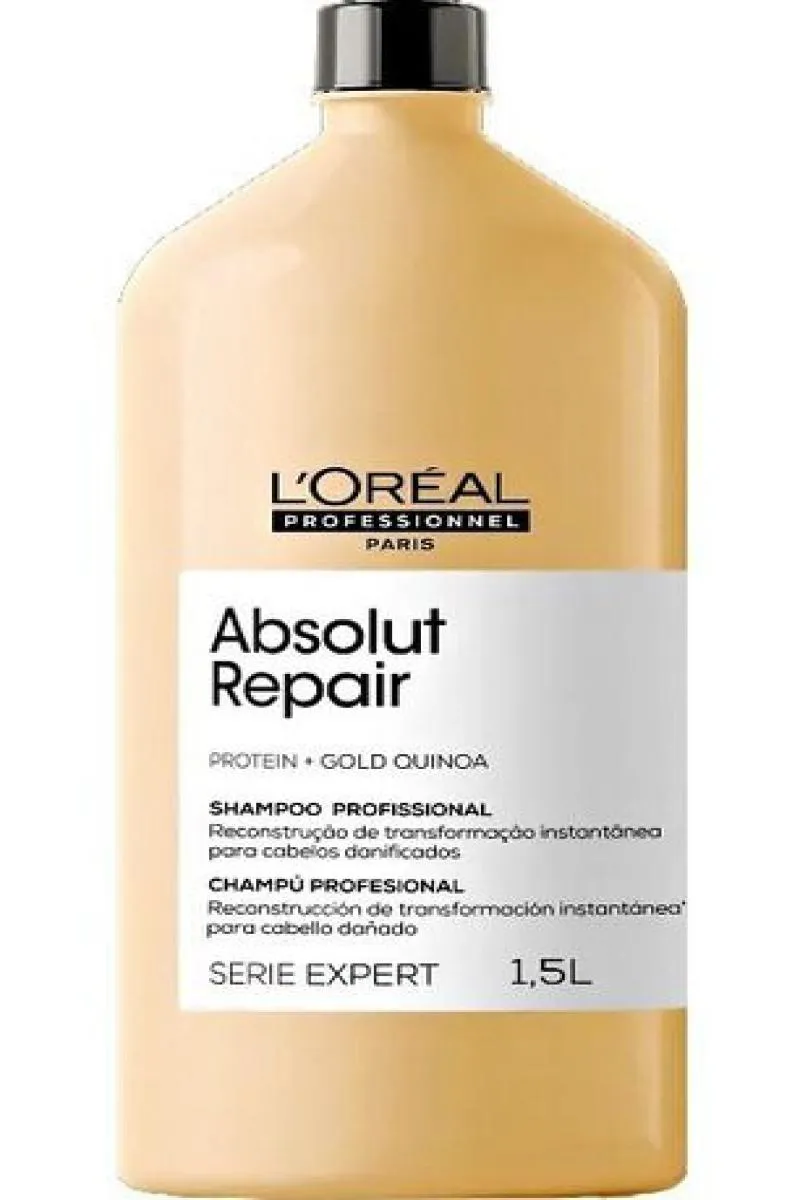 L´OREAL SHAMPOO PROFISSIONAL ABSOLUT REPAIR GOLD QUINOA + PROTEIN 1,5L