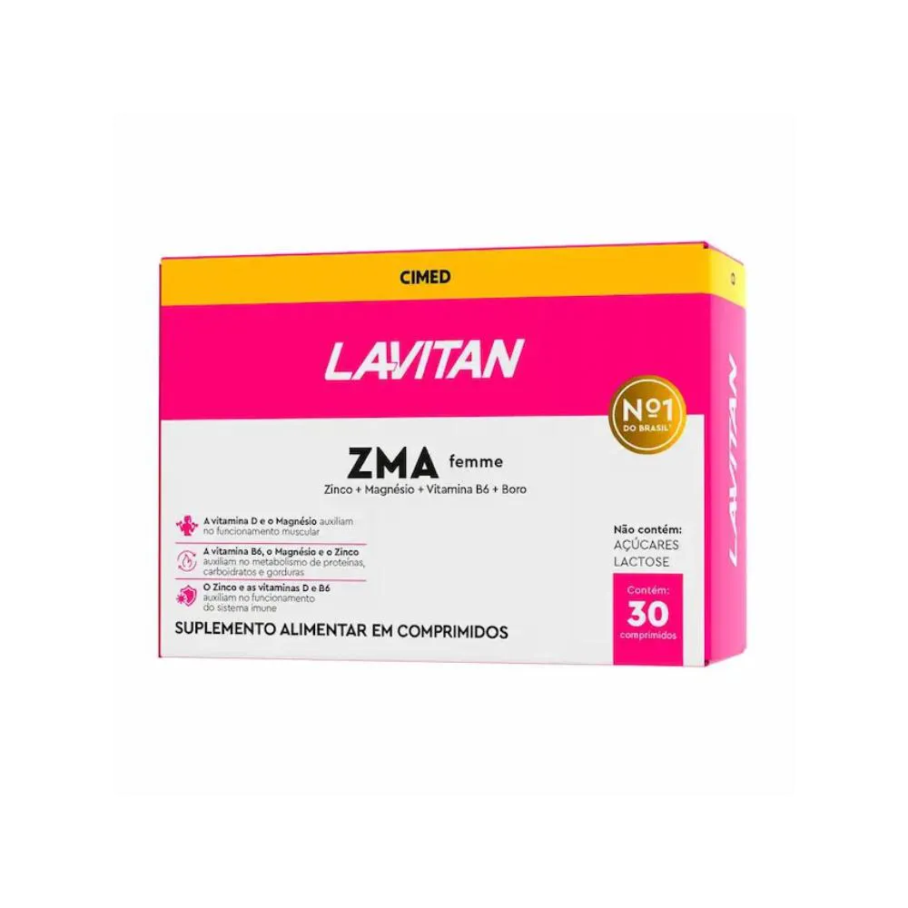 LAVITAN ZMA FEMME - 30 CPR - CIMED