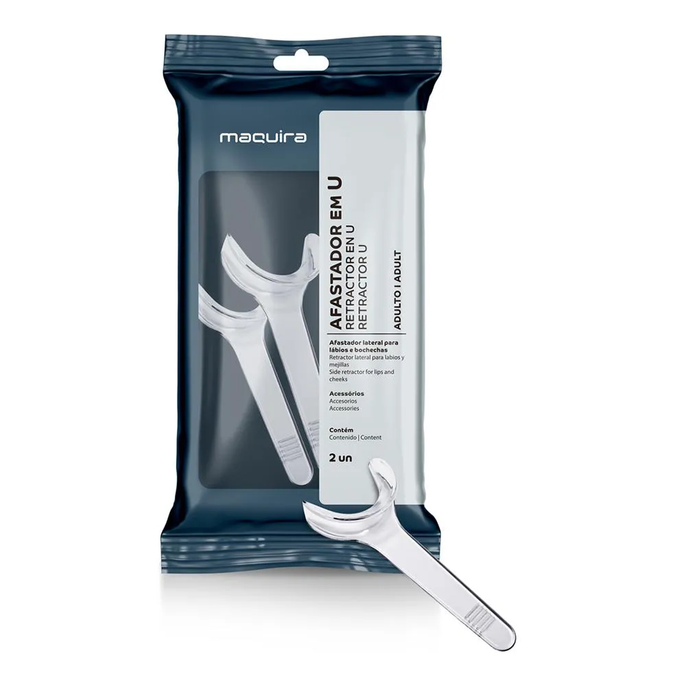 AFASTADOR LABIAL LATERAL FORMATO "U" AUTOCLAVáVEL MAQUIRA Adulto