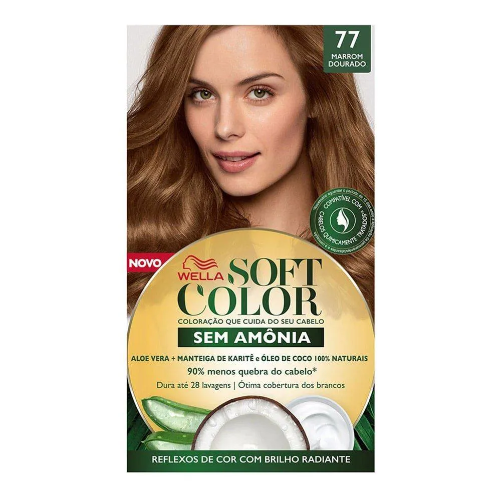 TINTURA SOFT COLOR 77 MARROM DOURADO 35G