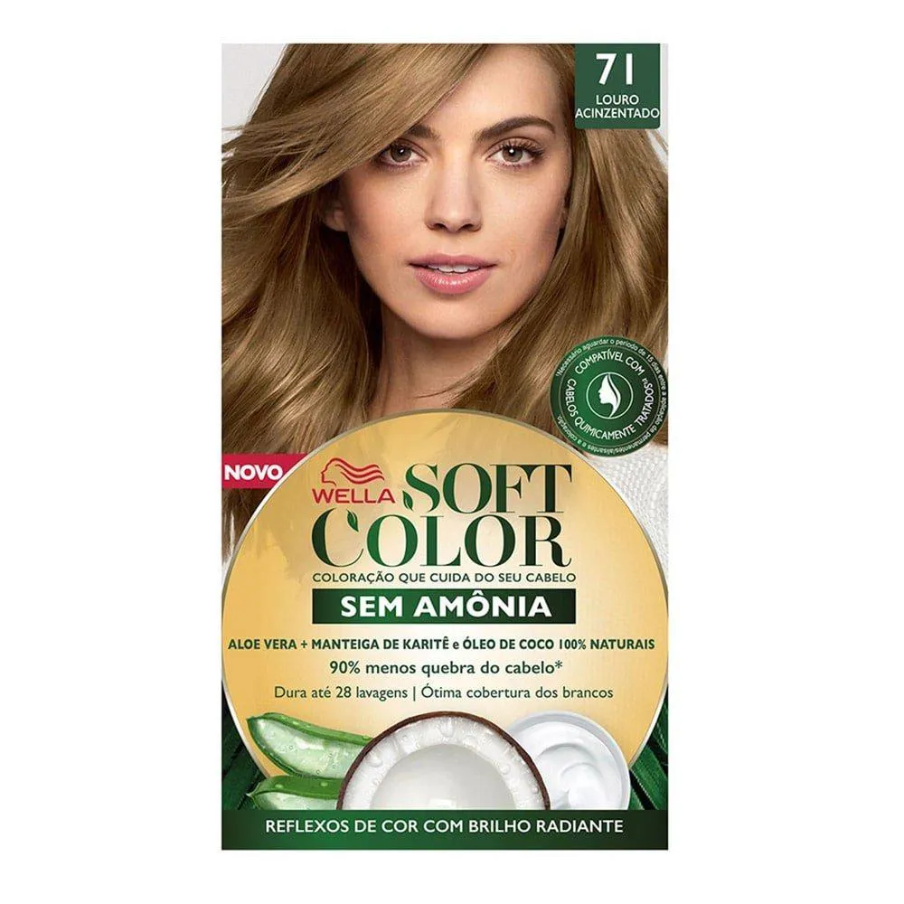 TINTURA SOFT COLOR 71 LOURO ACINZENTADO 35G